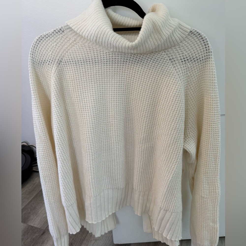 Madewell turtle neck cotton/merino sweater